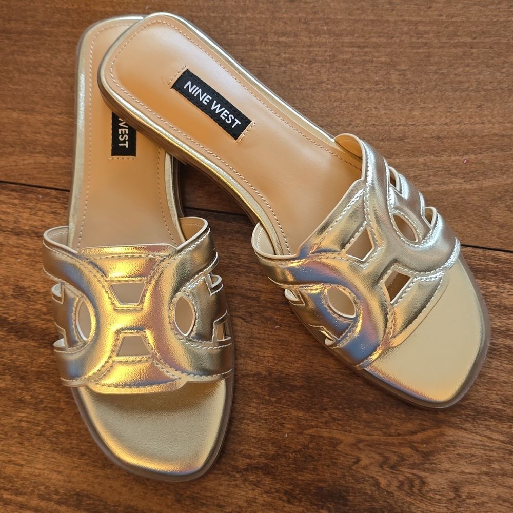 Nine West Gold Sandal